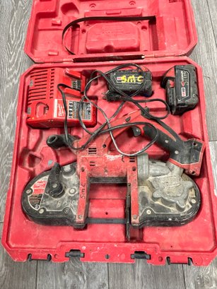 Milwaukee Battery Operated Hand Bandsaw Tested