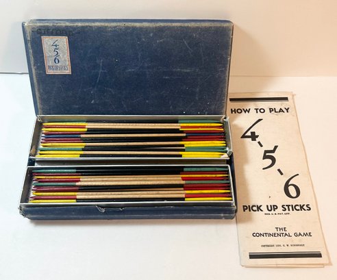 Attic Find! - 1936 456 Pick Up Sticks Game