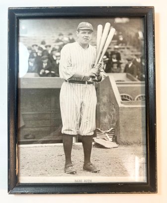 Framed Babe Ruth Photo/Print
