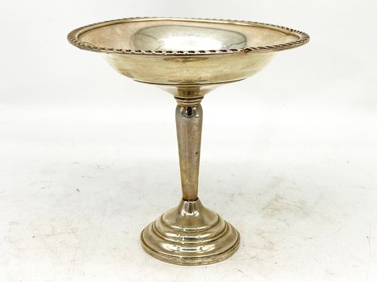 A Vintage Weighted Sterling Silver Compote