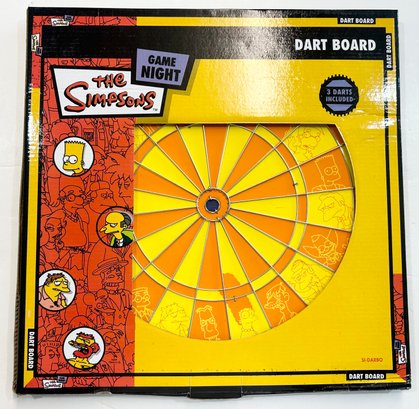 The Simpsons Game Night Dart Board - BRAND NEW!