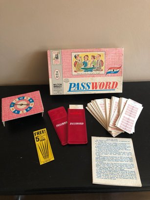 Vintage 1963 Milton Bradley Password Board Game Volume Two - Complete Set