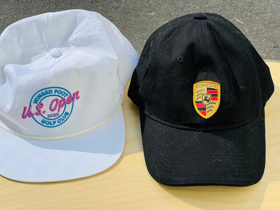 Winged Foot Golf Club 2020 U.s. Open & Porsche Embroidered Logo Hats