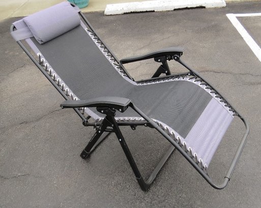 Alpine Designs Anti-Gravity Chair W/Parachute Cord Edging / Gray Fabric Cooling Mesh