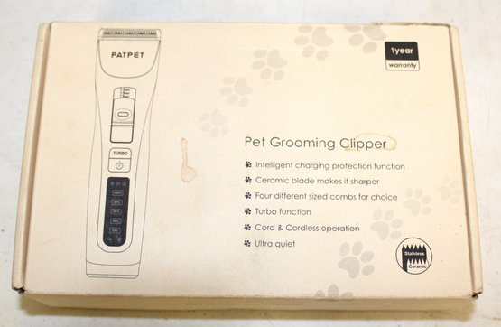 Pat Pet    Pet Grooming Clipper In Box
