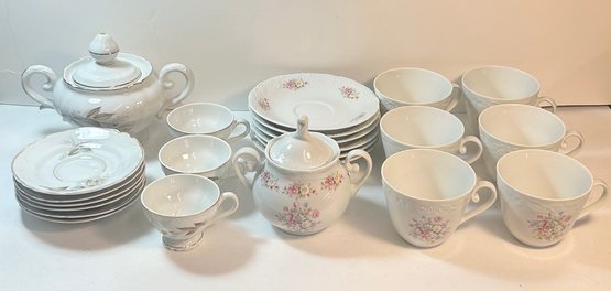 Lot Of Porcelain & Ceramic? Tea Dishes From Portugal