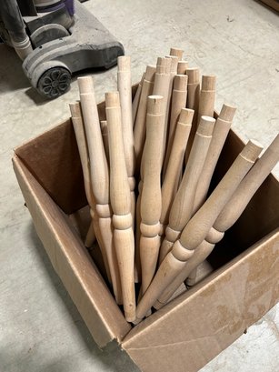 Box 22 Of NEW Solid Maple Turnings