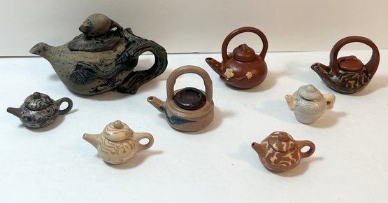 Lot Of Miniature Teapots