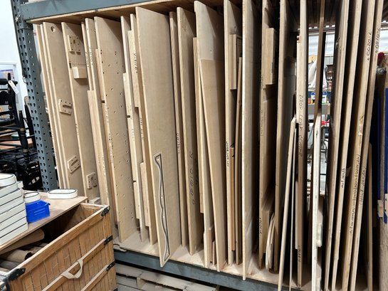 Lot Of 22 Various Sheets Of 1/2 Plyboard