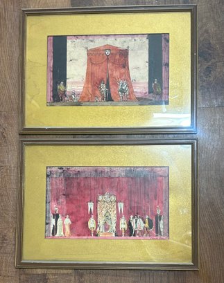 Pair Of Claude Bragdon Framed Prints