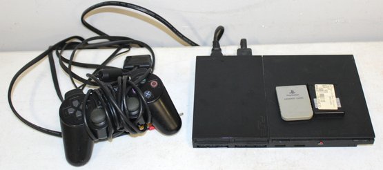 PS2 W/ One Controller 2 Memory Cards