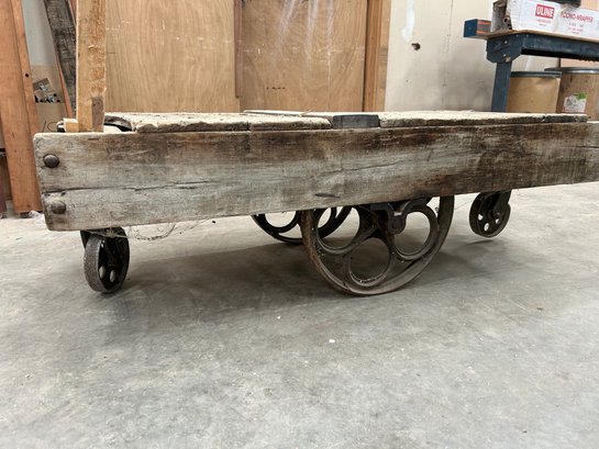 Antique Factory Cart