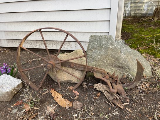 Antique Weathered Farm Equipment