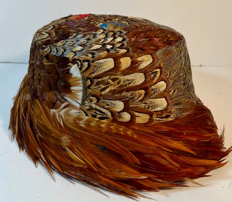 Vintage Pheasant Hat In Original Box
