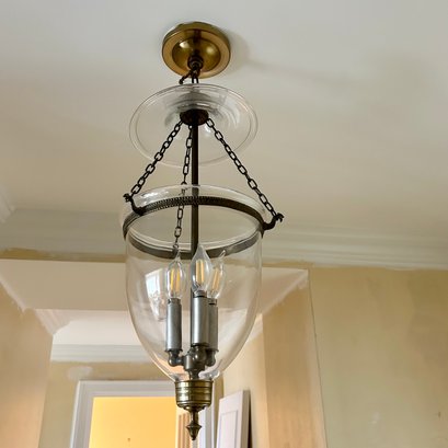 Neo-classical Bell Jar Pendant Lantern Ceiling Light Fixture