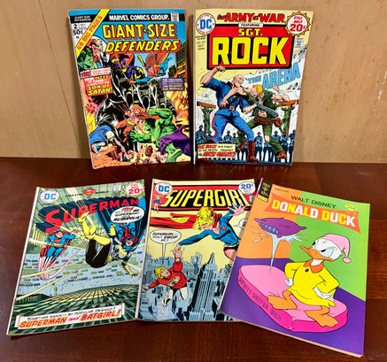 Vintage Comic Book Lot ~ Donald Duck, Superman, Supergirl & More ~