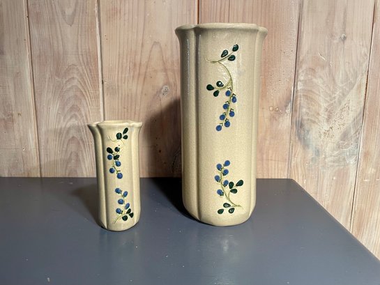 Mountain Meadows Pottery Vases, Made In Vermont