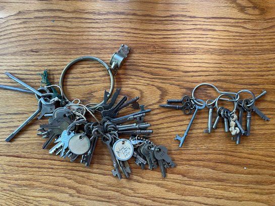 Collection Of Antique & Vintage Keys