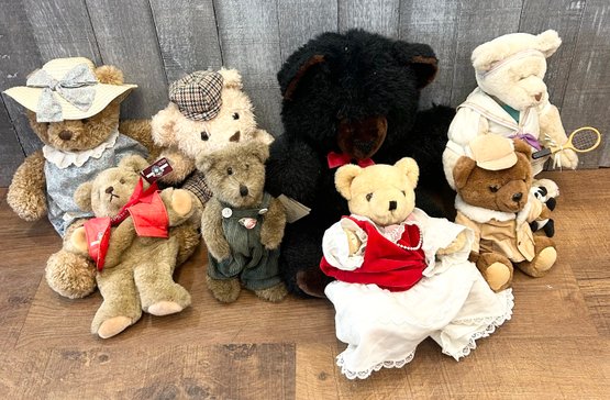 Lot Of Vintage Collectible Teddy Bears
