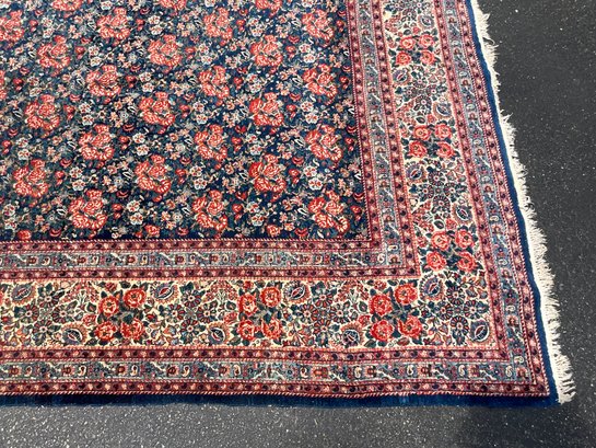 Large Antique Hand Made Persian Rug  ~ 141 X 103 ~