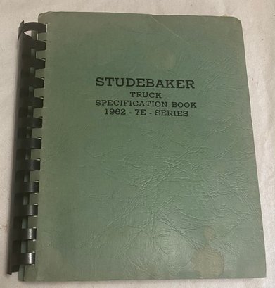 1962 7E Series Studebaker Truck Specification Book