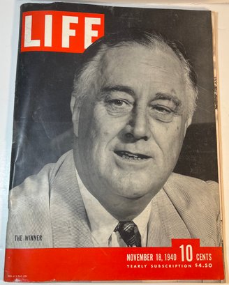 Life Magazine November 18, 1940