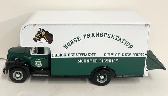 1957 International R-200 New York City Police Department Mounted District Horse Transportation Model