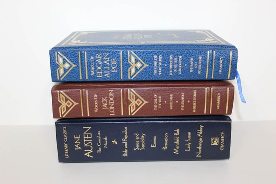 The Works Of Edgar Allen Po, Jane Austen & Jack London