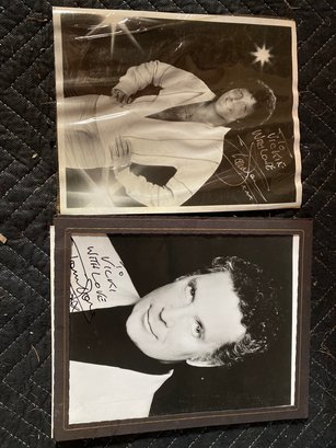 Two Tom Jones Autographed Photos