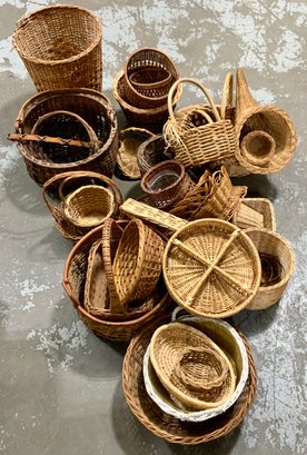 Enormous Lot Of Baskets
