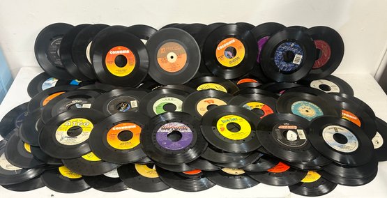 HUGE Lot Of 45 Records (rolling Stones, Eric Clapton, Michael Jackson, The Eagles, Bob Jovi, Aerosmith Etc!