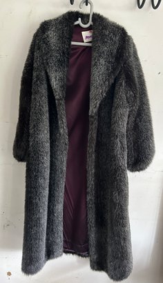 Affordable Luxury Full Length Ladies Faux Fur Coat