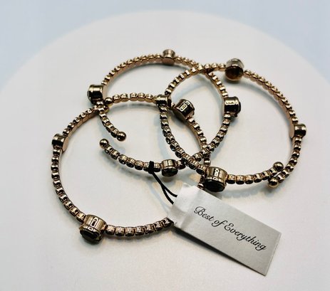 Gold Tone Bracelets New With Tags