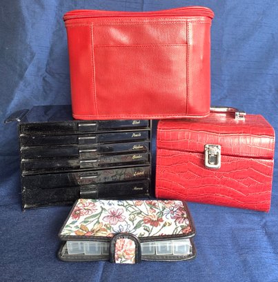Travel Bags, Tapestry Pill Case, Make Up Organizer