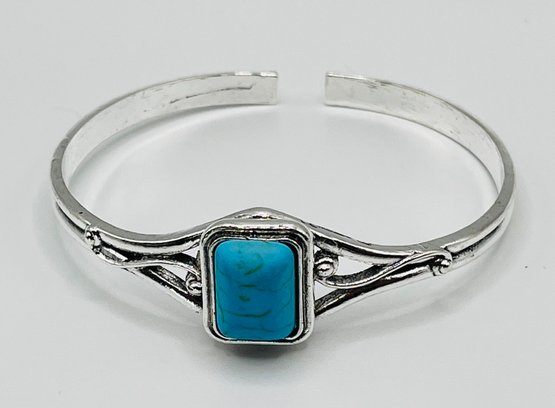 Turquoise Open Cuff  Bracelet
