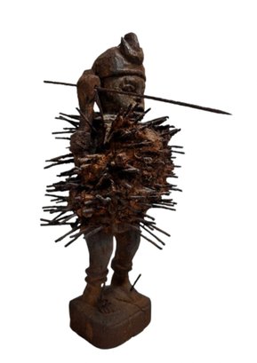 Congolese/African Art: Nkisi Nkondi Protective Nail Figure