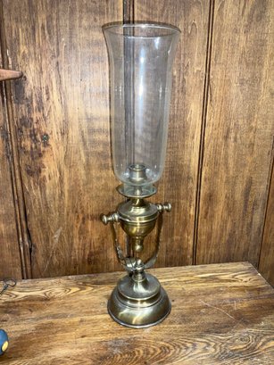 Vintage Ethan Allen ITALY Hurricane Finger Candle Lamp