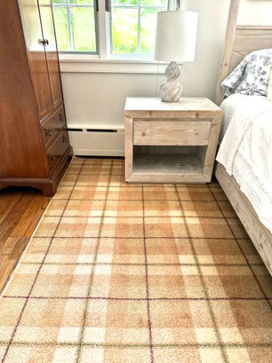 Extra Large Fun Plaid Wool Carpet 13 X 12  (LOC F:2)