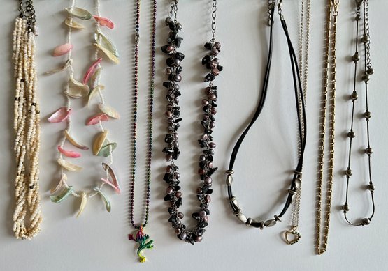 8 Necklaces, Some Vintage