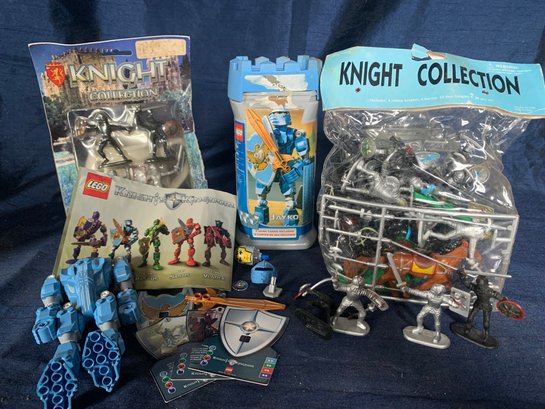 Knight Collection - Bag-O-Knights, Lego Jayco Knight And Misc Knights