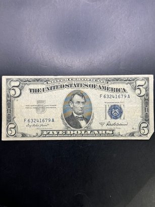 $5 Silver Certificate 1953-A