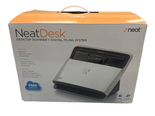 Neat Desk - Desk Top Scanner  Digital Filing System