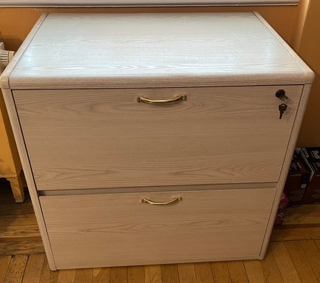 Two Drawer Laminate File Cabinet