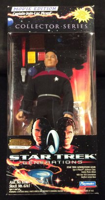 1994 Playmates Star Trek Generations Movie Edition Captain Jean Luc Picard Action Figure New In Package