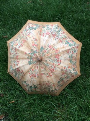 Vintage Printed Umbrella