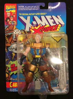 1994 Toy Biz Marvel Comics X-Men 4th Edition Cable Action Figure New In Package