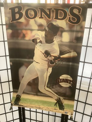 Giants Baseball Bonds Poster