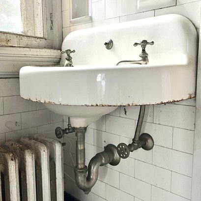 A Standard Brand Half Round Vintage Sink - Bath 3