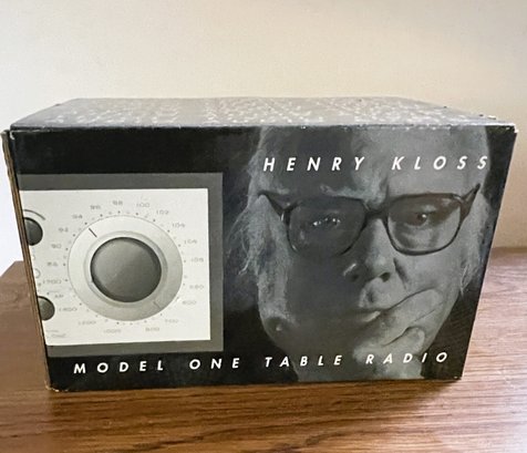 Tivoli- Henry Kloss Model One Table Radio- NOS