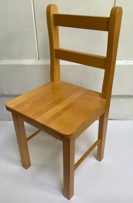 Well Made Child's Hardwood Chair - Made In Canada